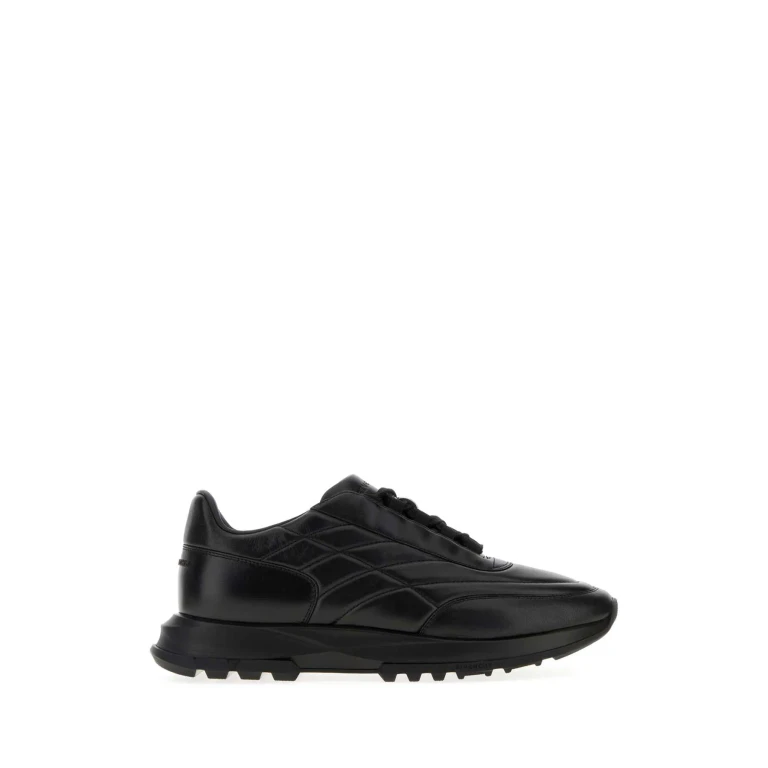 Givenchy Black Leather Trainers Sneakers
