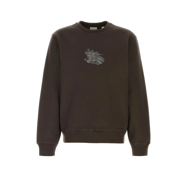 Burberry Brown Cotton Blend Sweatshirt