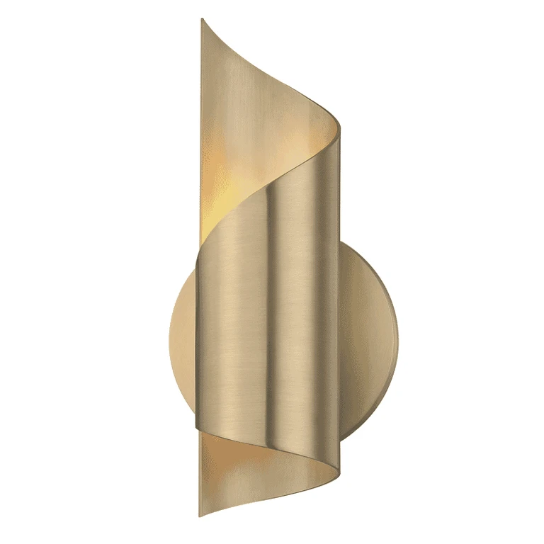 Mitzi Evie 10" Wall Sconce in Aged Brass