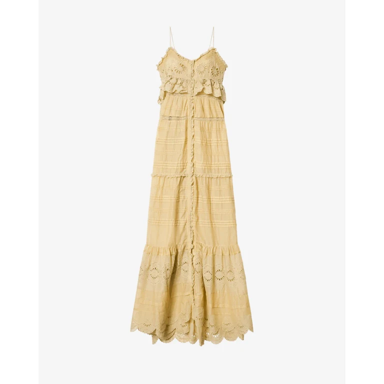 Robe Paule - Femme - Ocre Clair - Taille 34 - Marant Étoile