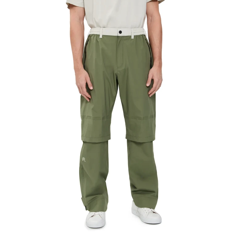 Malbon Foraging Fairways Flint Rain Pants Olivine XXL