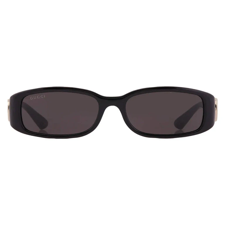 Gucci Grey Rectangular Ladies Sunglasses GG1661S 001 54