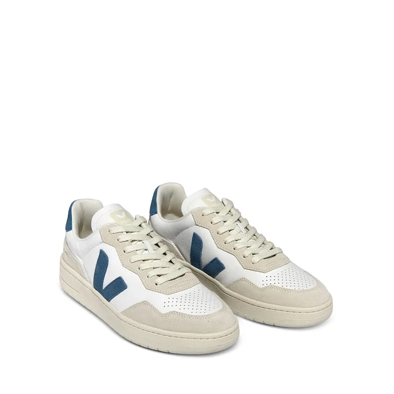 Veja Men's V-90 Low Top Leather Sneakers