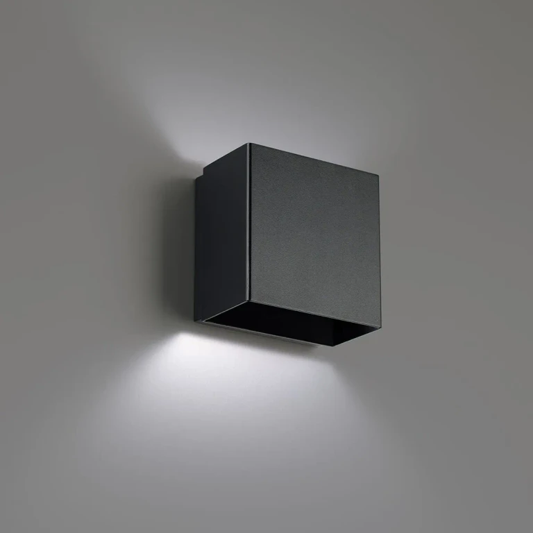WAC Boxi 3000KK Wall Sconce in Black - WS-45105-30-BK
