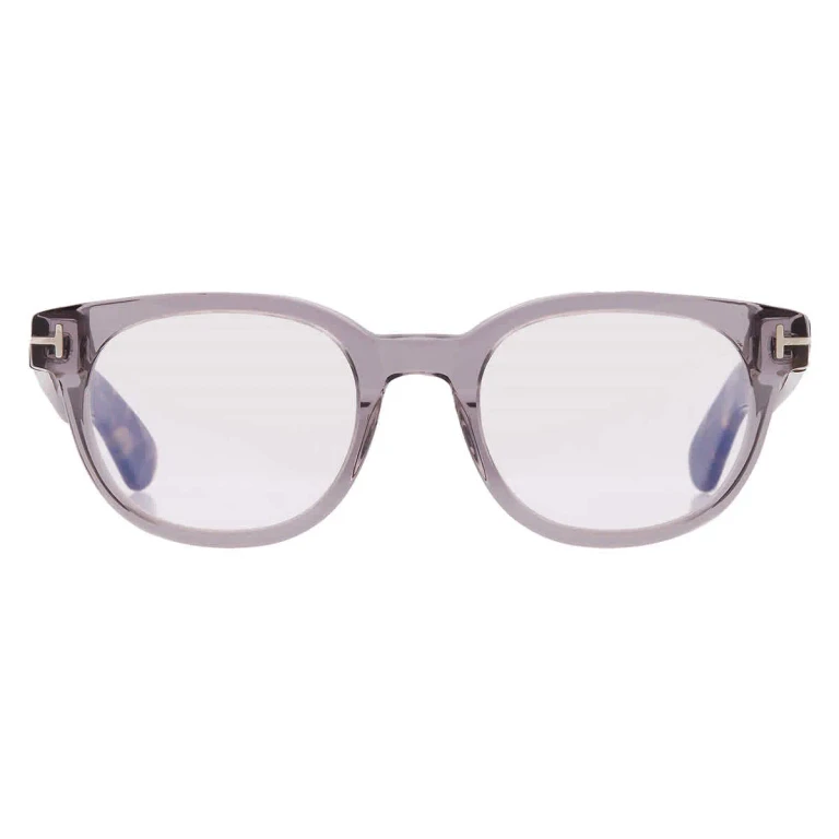 Tom Ford Blue Light Block Oval Mens Eyeglasses FT5807-B 020 50