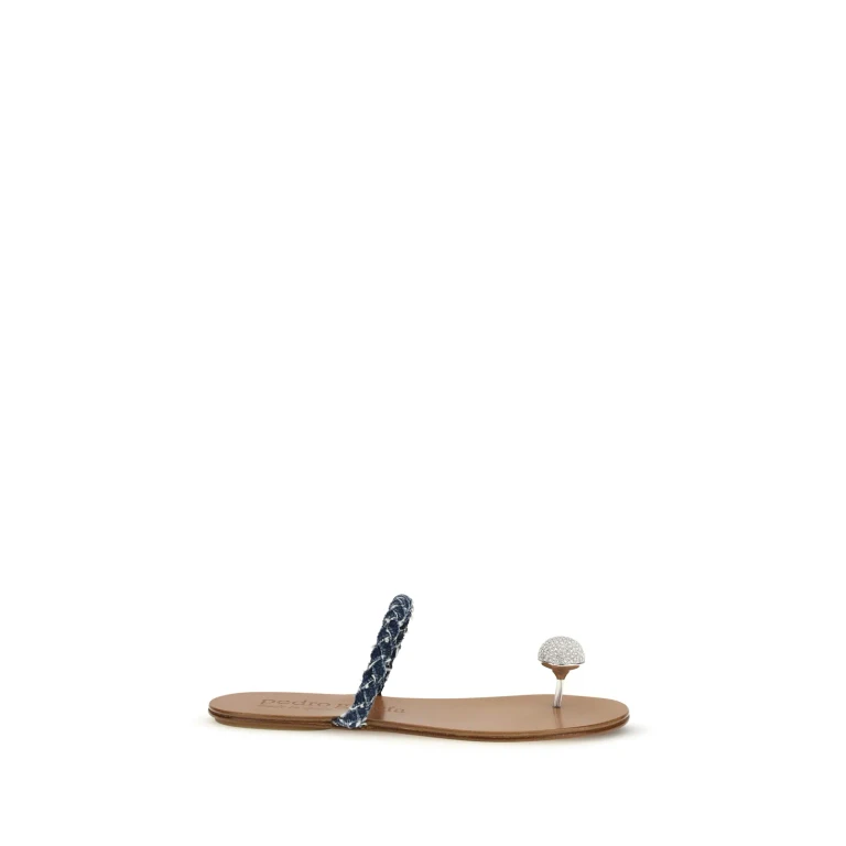 Heeled Sandal Woman color Denim (PIPA03002)