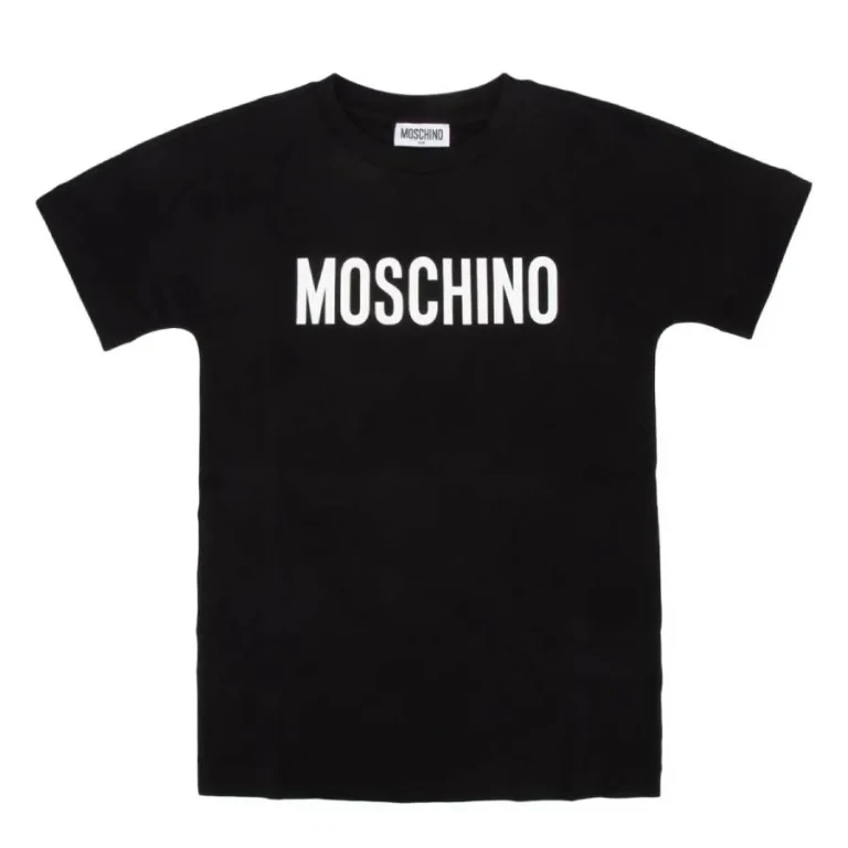 Moschino Kids Logo Print Jersey Dress