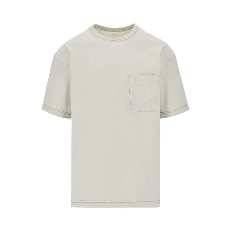 LEMAIRE Boxy T-shirt with chest pocket Man S