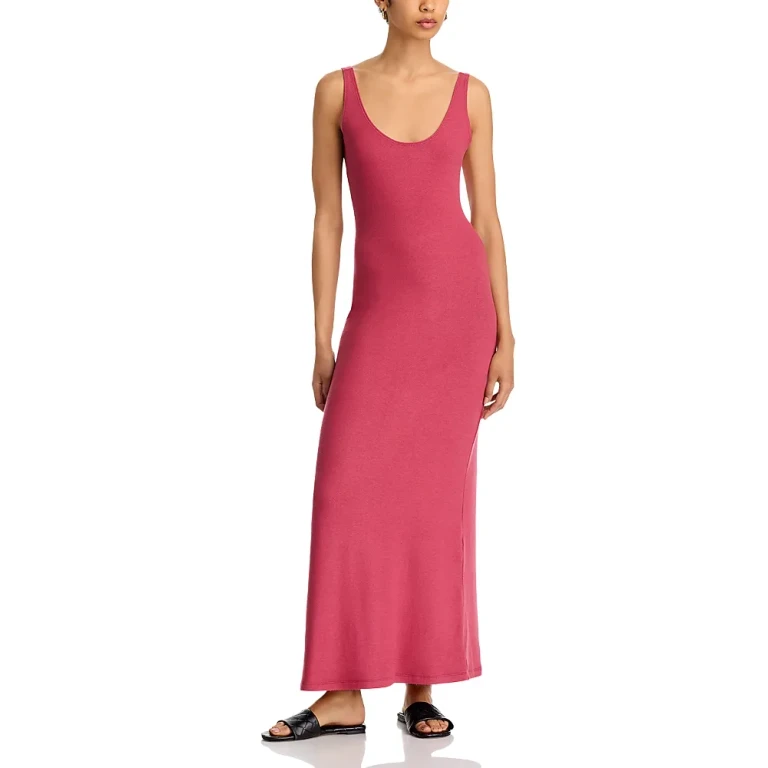 Leset Lauren Scoop Neck Maxi Dress