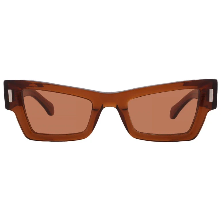 Ferragamo Brown Cat Eye Ladies Sunglasses SF2006S 232 53