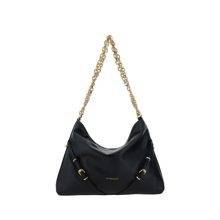 Voyou Chain Leather Shoulder Bag