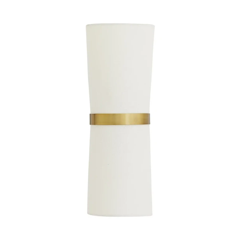 Antique Brass Two Light Wall Sconce from the Inwood Collection