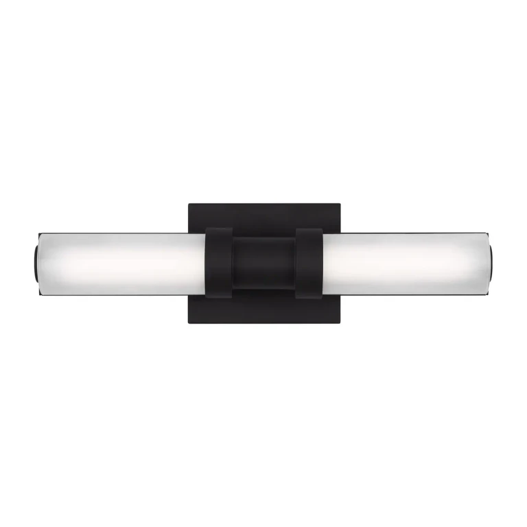 Kiel 1-Light LED Bathroom Vanity Light in Midnight Black