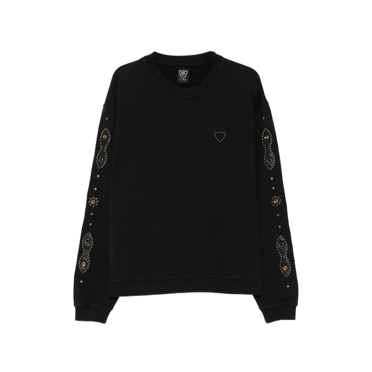Htc Moustache Stud-embellished Sweatshirt