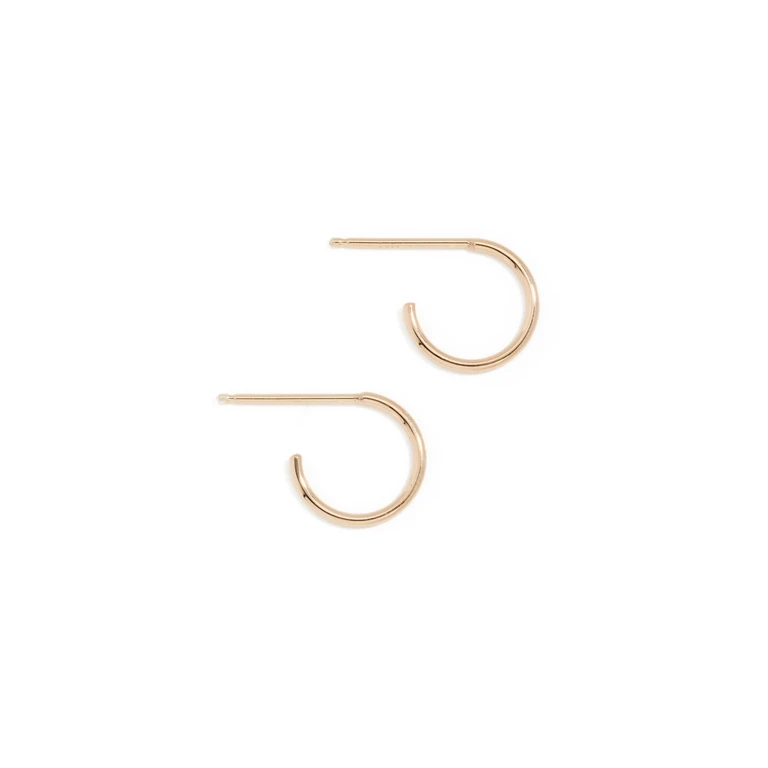 Zoe Chicco 14k Gold Tiny Huggie Hoops 14k Yellow Gold One Size