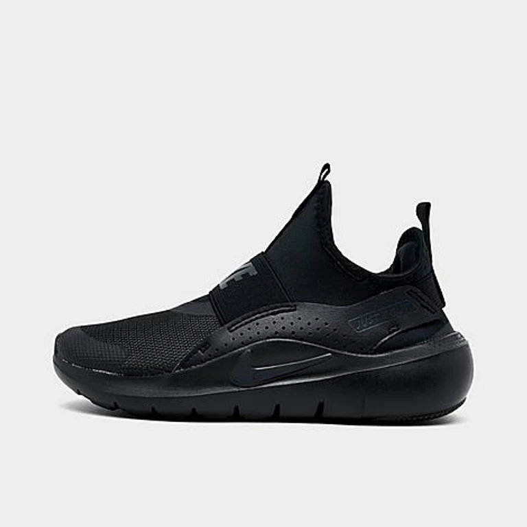 Nike Little Kids Flex Runner 4 Running Shoes in Black/Anthracite Size: 1.0
