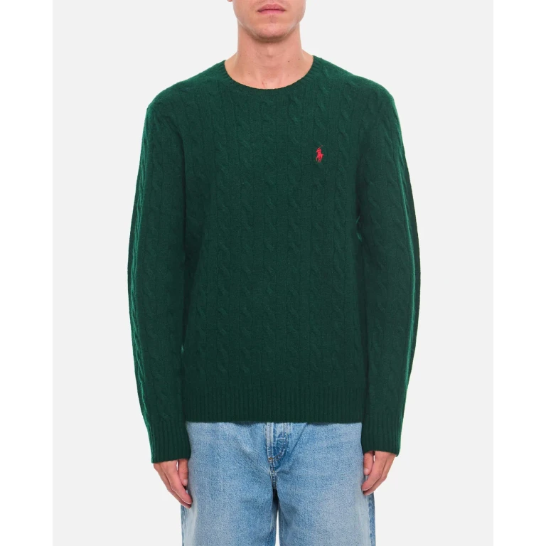 Polo Ralph Lauren Cable Knit Wool Cashmere Sweater