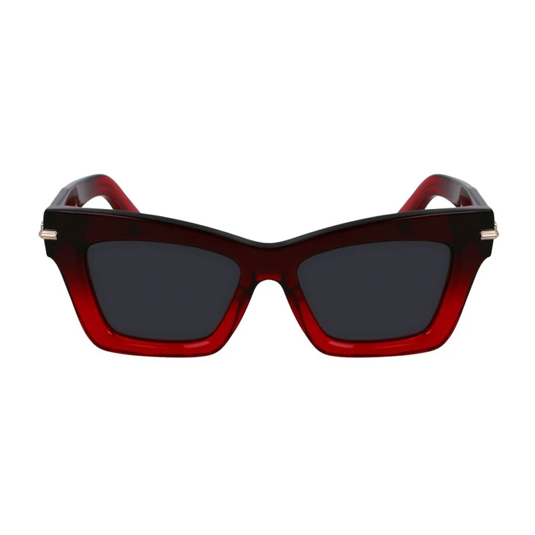 Salvatore Ferragamo SF2031S 615 Gradient Dark Red Transparent Rosso Acetate Occhiali Da Sole - Women