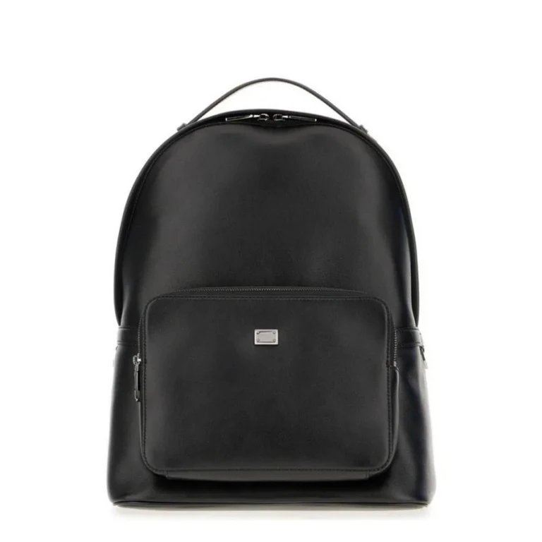 Dolce & Gabbana Black Leather Backpack