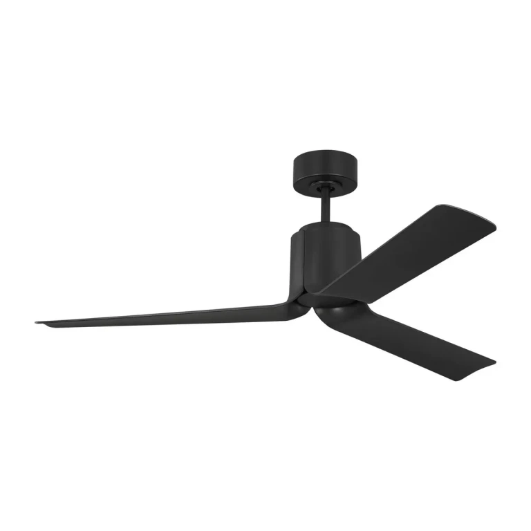 Midnight Black 52" Ceiling Fan from the Peel Smart 52 LED Collection