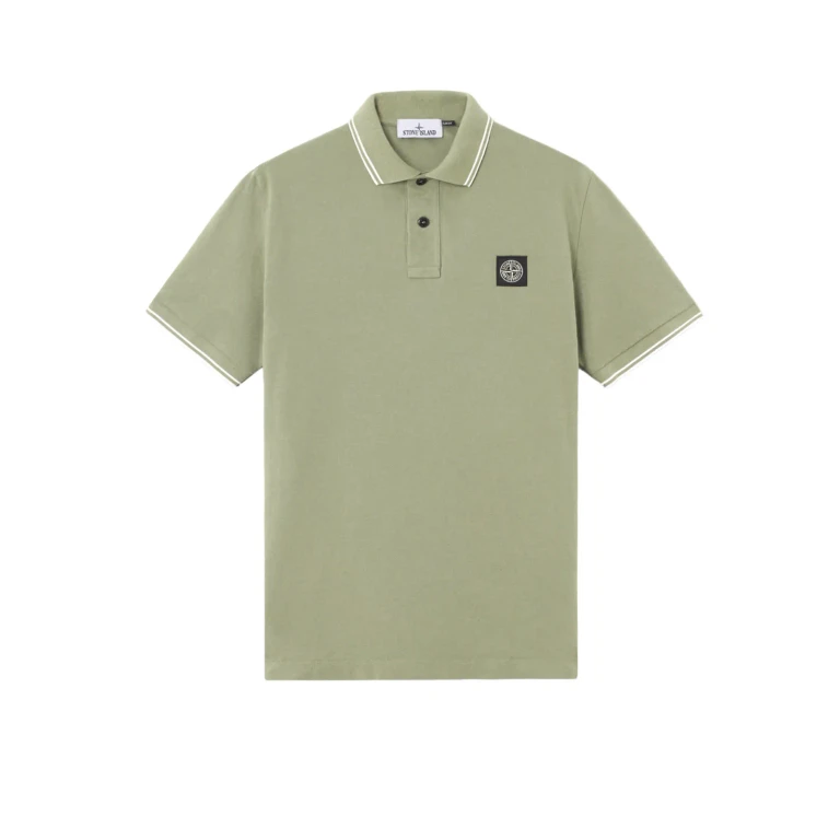 Stone Island Stretch Organic Cotton Polo Shirt