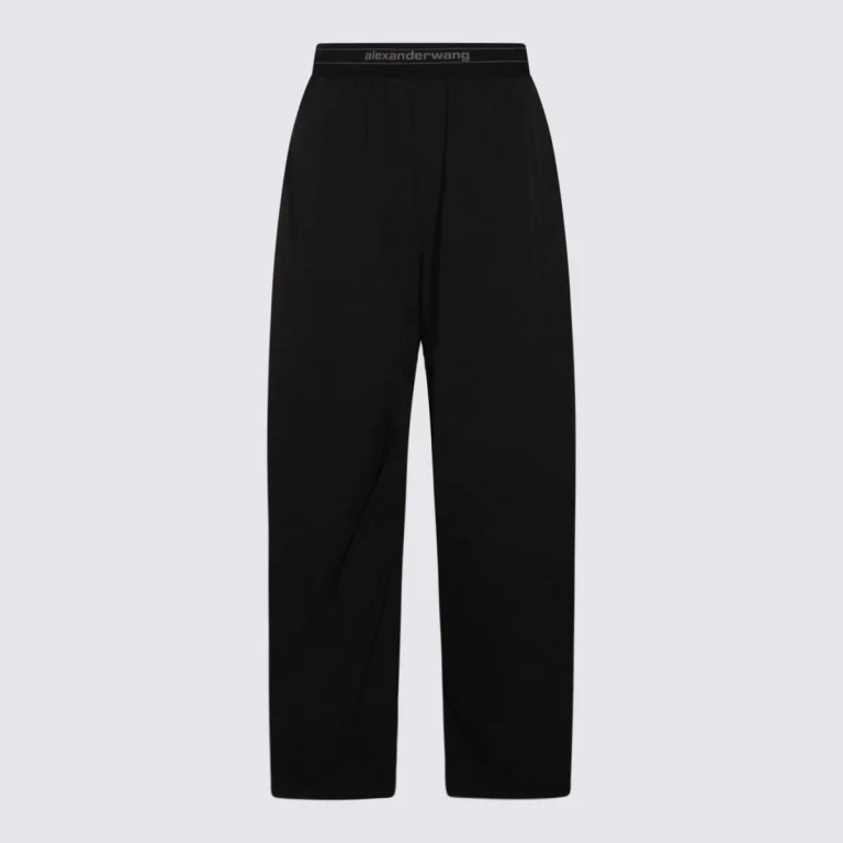 Burberry Black Cotton Pants