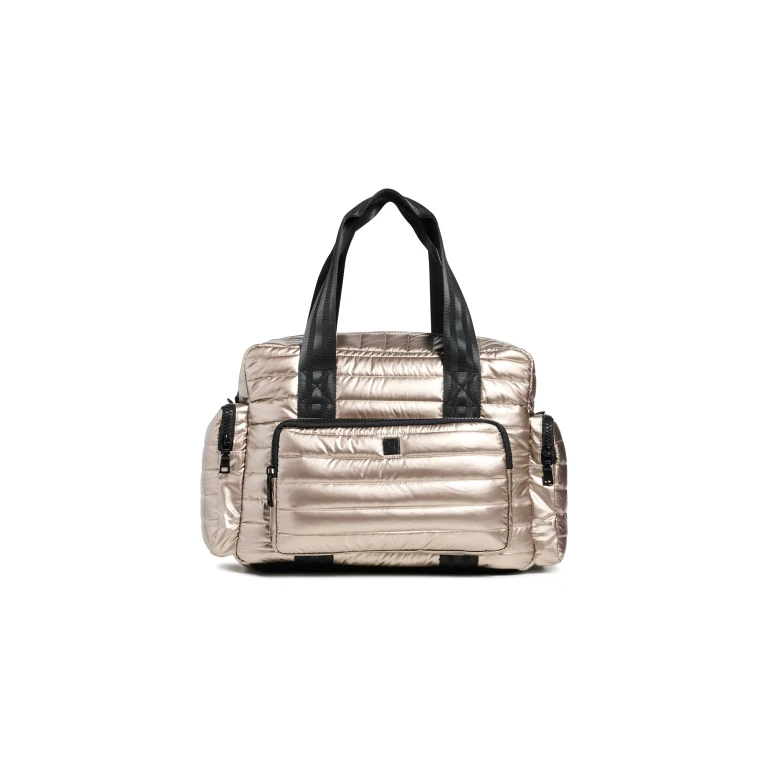 Think Royln Voyager Tote Black Patent One Size