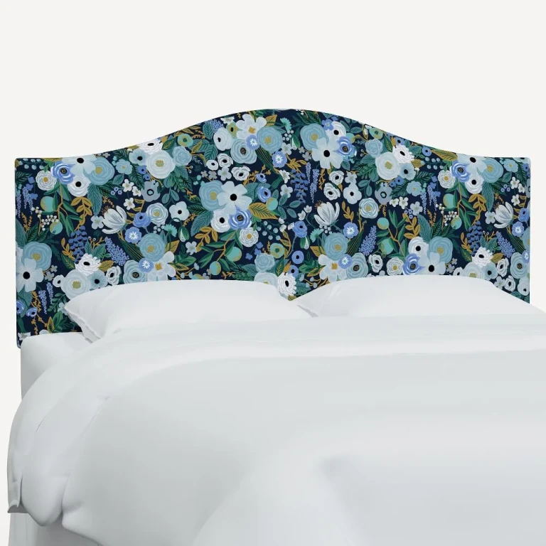Cabecero Rifle Paper Co. Mayfair Garden Party Blue para cama Full