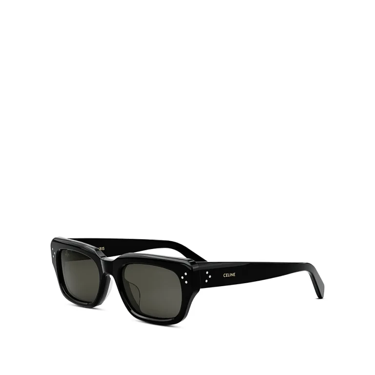 Celine Bold 3 Dots Rectangular Sunglasses, 54mm