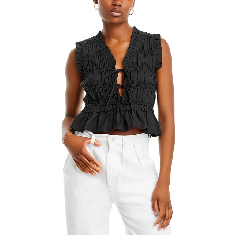Rails Martine Shirred Top