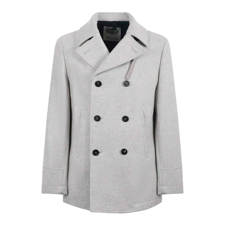 Camplin Manteau Au Genou - Gris