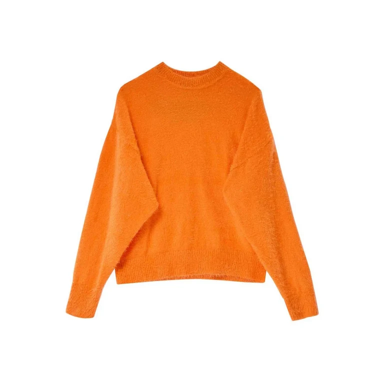 Moschino Pull Col Rond - Orange