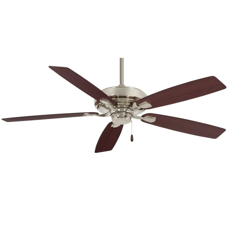 Minka-Aire Watt 60" Indoor Ceiling Fan in Polished Nickel - F551-PN