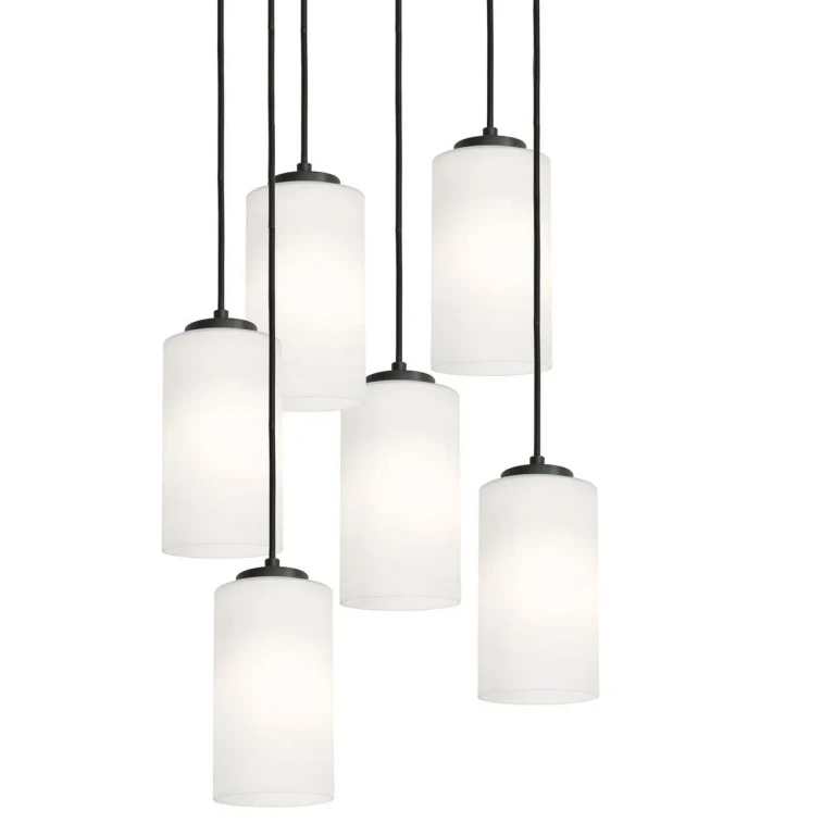 Leo 6-Light Pendant in Black