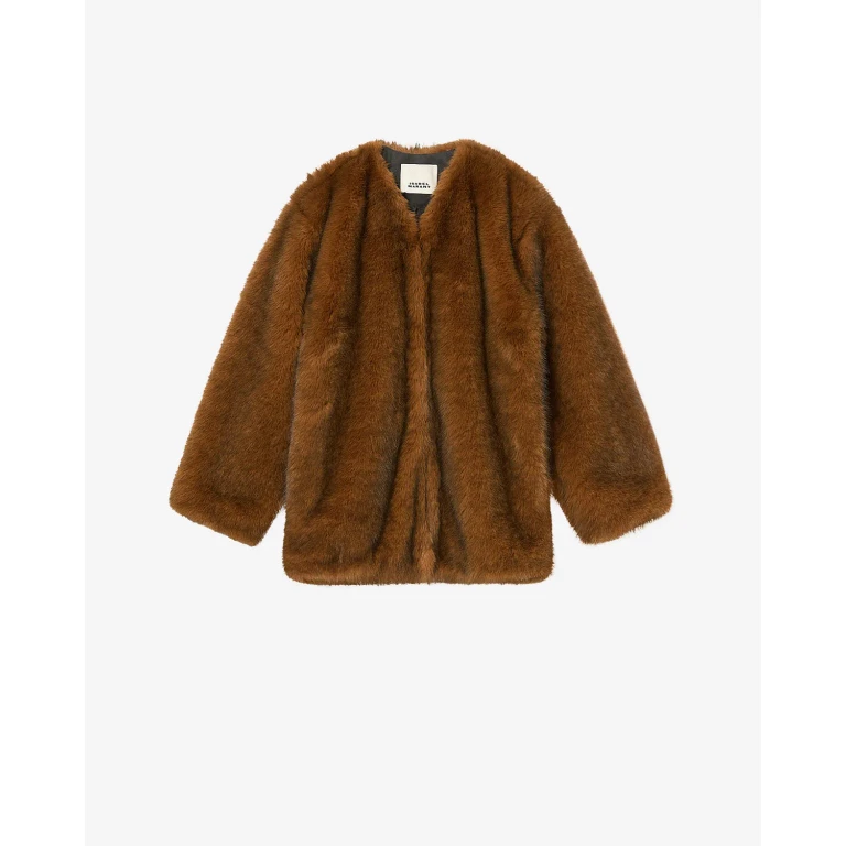 Manteau Aglae - Femme - Ocre - Taille 34 - Isabel Marant