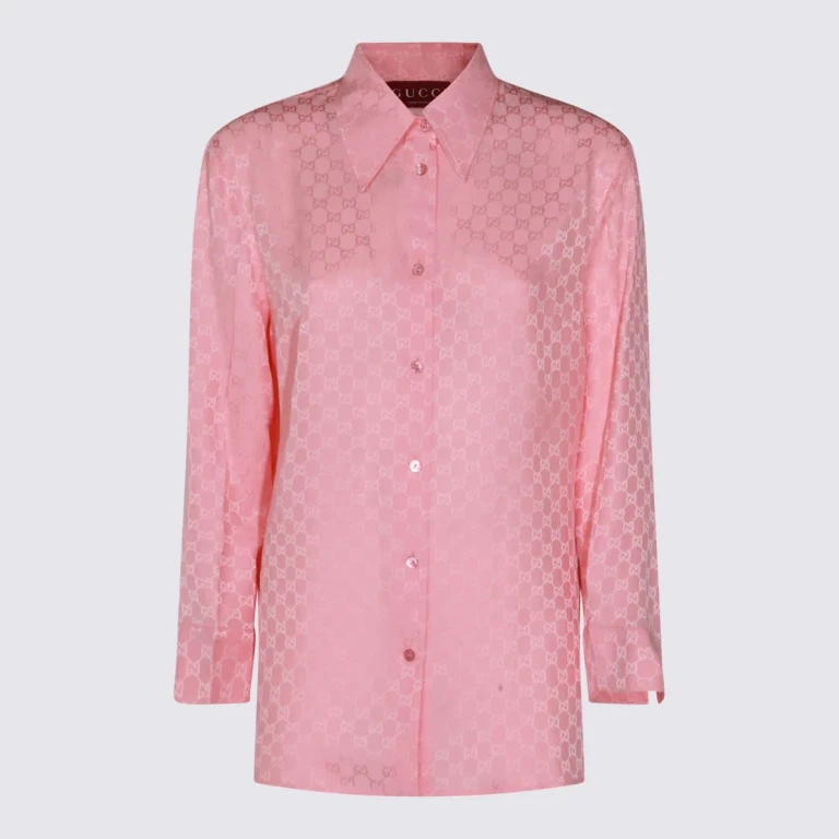 Fendi Pink Silk Shirt