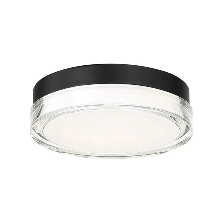 Black LED Flush Mount from the Dot Collection