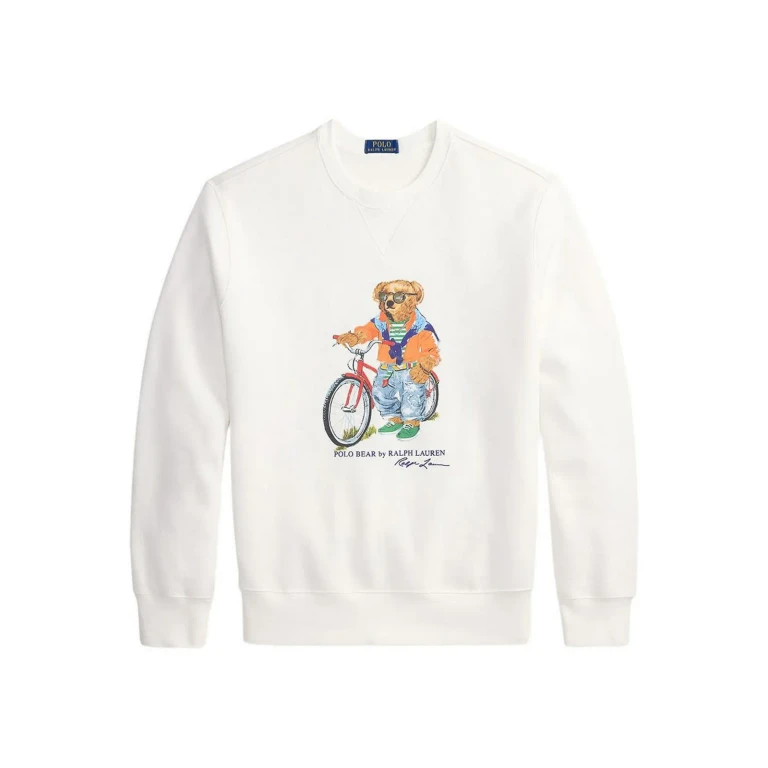 Polo Ralph Lauren Pull Col Rond - Blanc