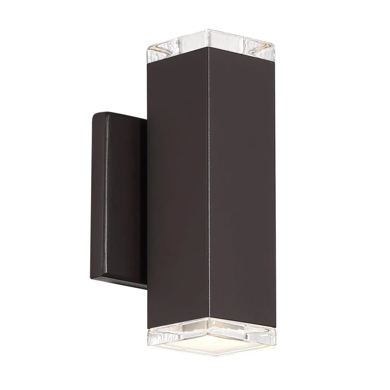 WAC Block 3000K Outdoor Wall Light in Bronze - WS-W61808-BZ