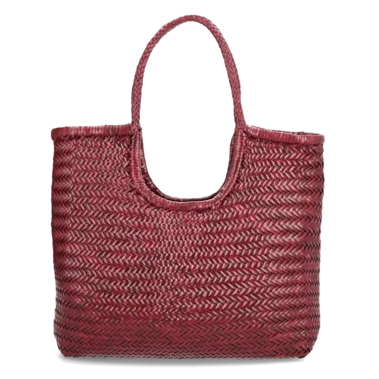 Handtasche aus gewebtem Leder