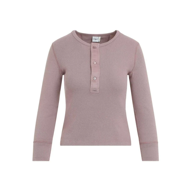 Chloe' Pull Col Rond - Violet