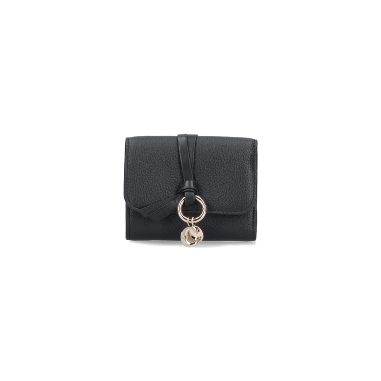 Chloè Wallets Black Calf Leather - Women