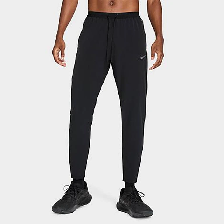 Nike Men's Stride Dri-FIT Woven Running Pants in Black Size: Small