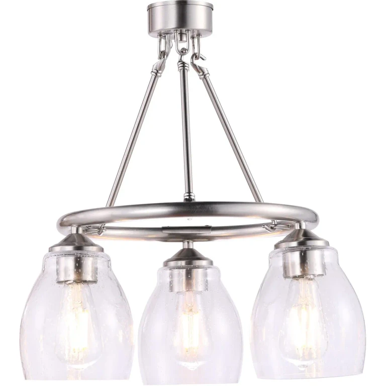 Winsley 3-Light Chandelier in Brushed Nickel