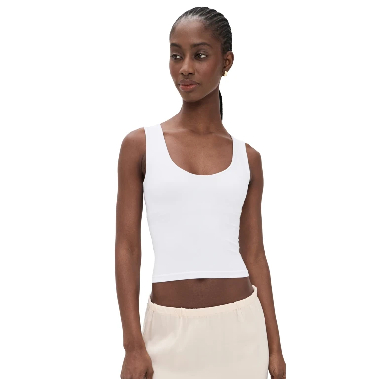 Free People Clean Lines Muscle Camisole Black M/L