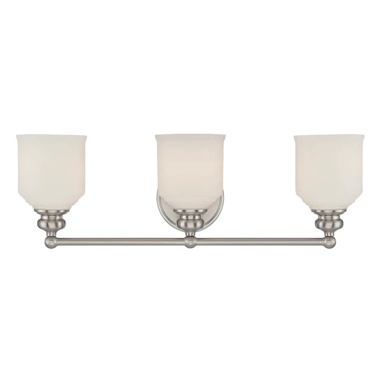 Savoy House Melrose by Brian Thomas 3-Light Bathroom Vanity Light in Satin Nickel - 8-6836-3-SN