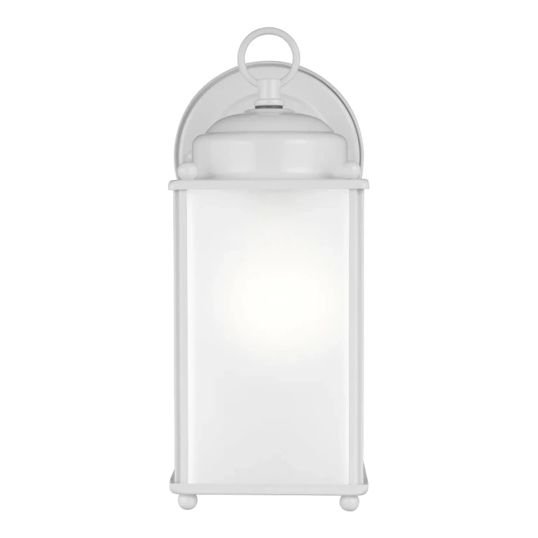 New Castle Outdoor Wall Light in White