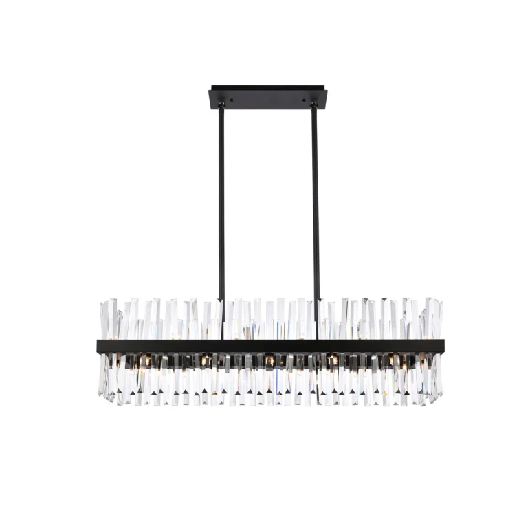 Black 24 Light Chandelier from the Serephina Collection