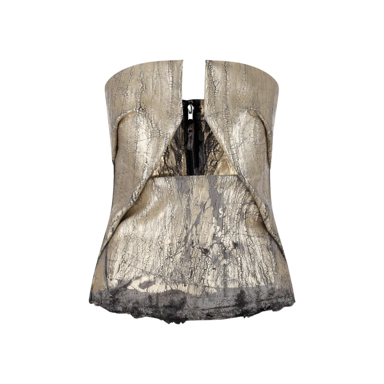 Rick Owens Top Golden Cotton - Women