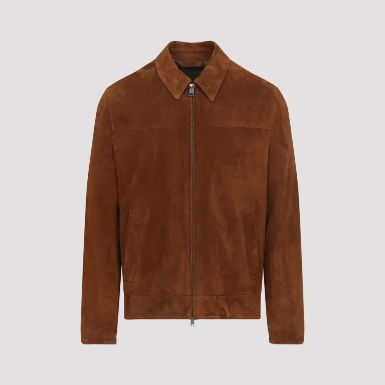 BRIONI - Brioni Suede Leather Jacket